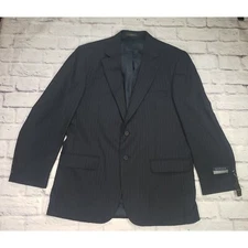 Suitable Separates Mens Hamilton Suit Coat Black Pinstripe Size 42 Regular