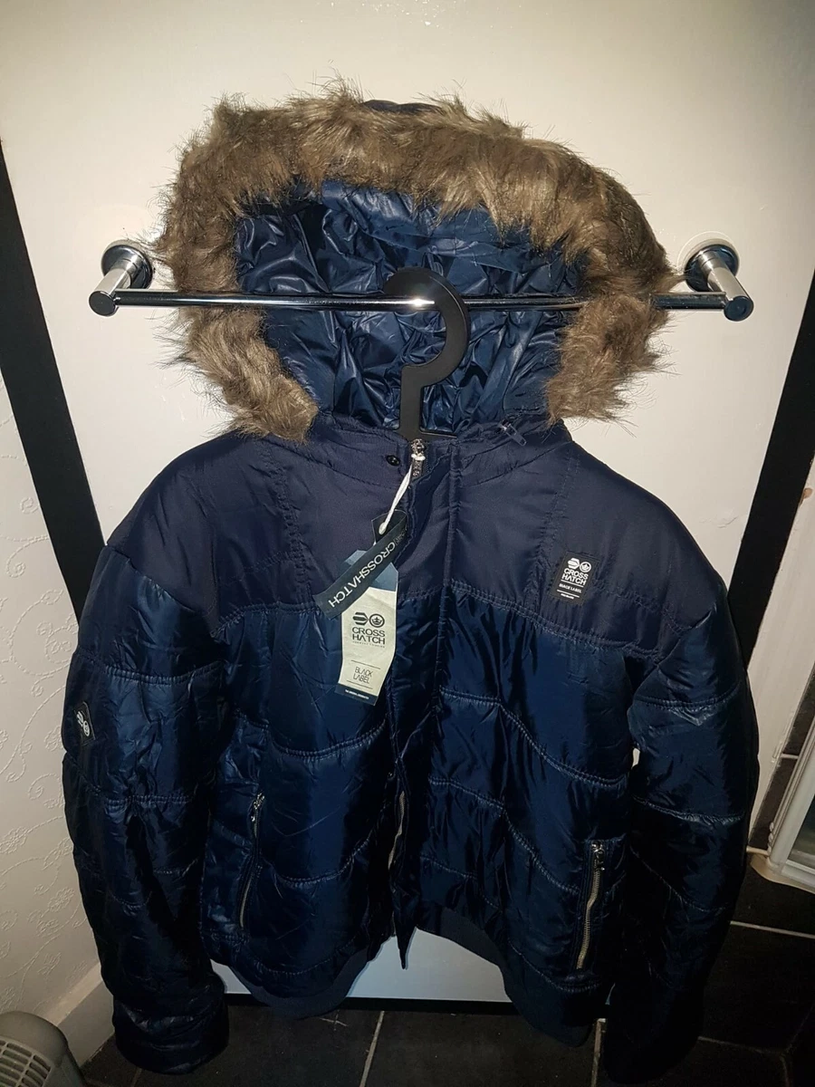 Crosshatch fade down jacket sale