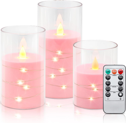 Flickering Flameless Candles Battery Operated Candles Recessed String Light LED - Picture 12 of 12