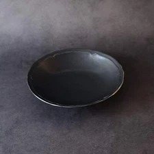 Mino ware Deep Plate M - Linker Black