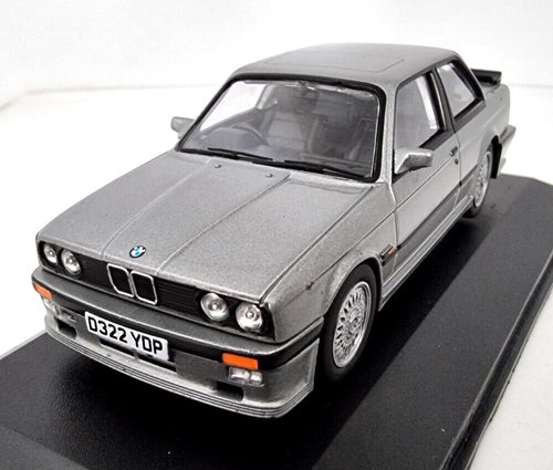 BMW E30 Coupe 325i Sport 1986 Silver Vanguards 1/43 Scale Diecast Model VA13400