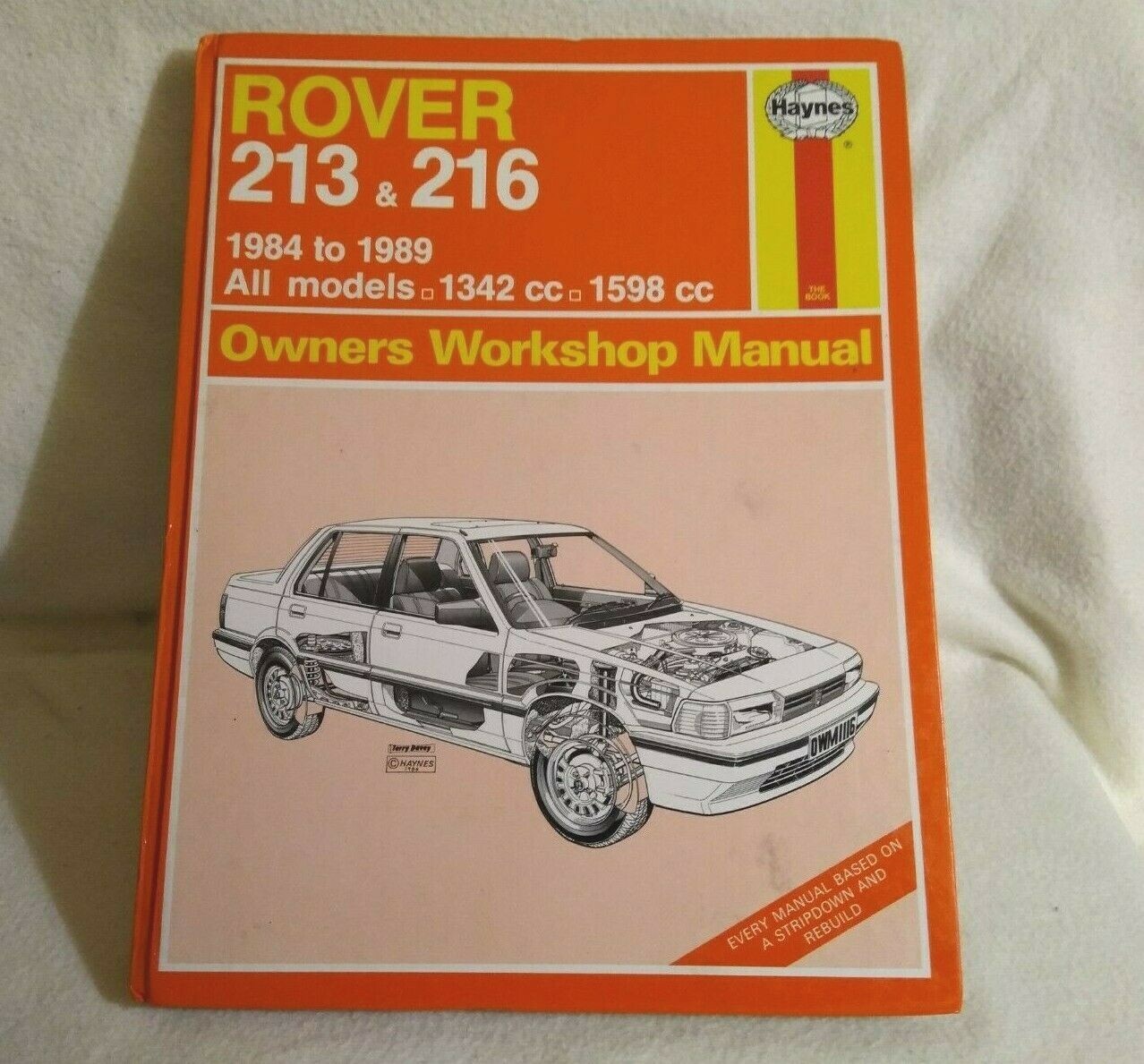 HAYNES OWNERS WORKSHOP MANUAL ROVER 213 & 216 1984-1989 ALL MODELS