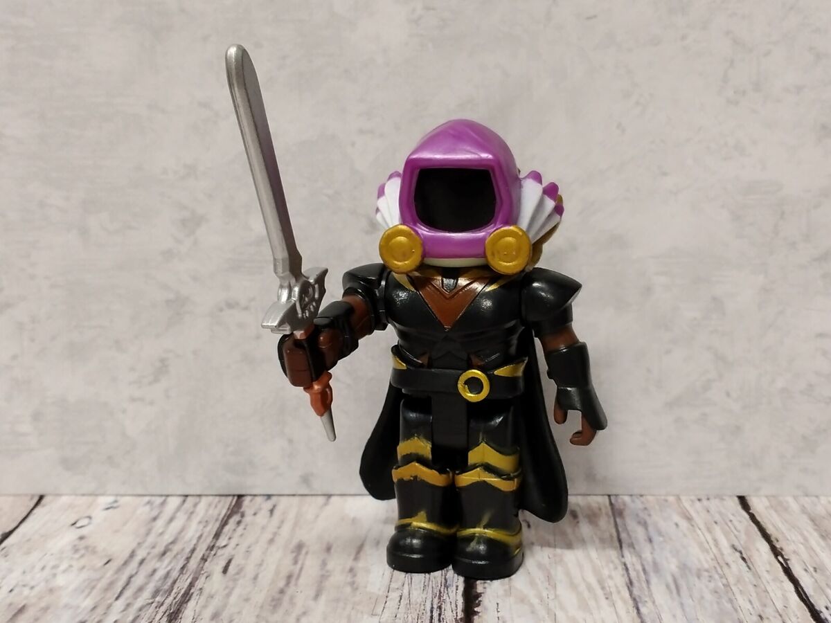 1FRF Roblox 3 Action Figure, Series 7 Dominus Dudes Purple Helmet (NO  CODE)