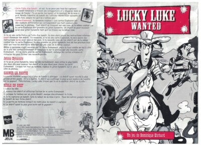LUCKY LUKE WANTED - GESELLSCHAFTSSPIEL (2002) M. B. SPIELE - HASBRO - MORRIS - KOMPLETT