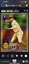 Topps Bunt Casey Schmitt Gilded Cast in Gold RC DIGITAL CARD