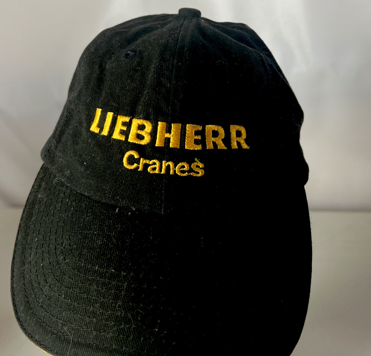LIEBHERR Cranes Hat Cap Adjustable Spellout eBay