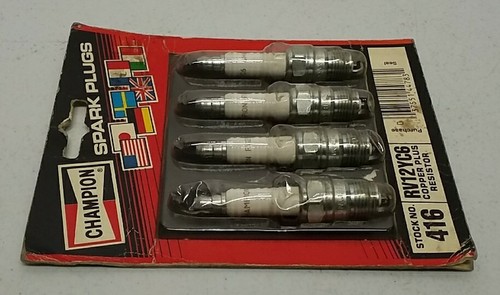 4x Champion 416 Spark Plugs (RV12YC6) – Reliable Performance - Picture 2 of 5