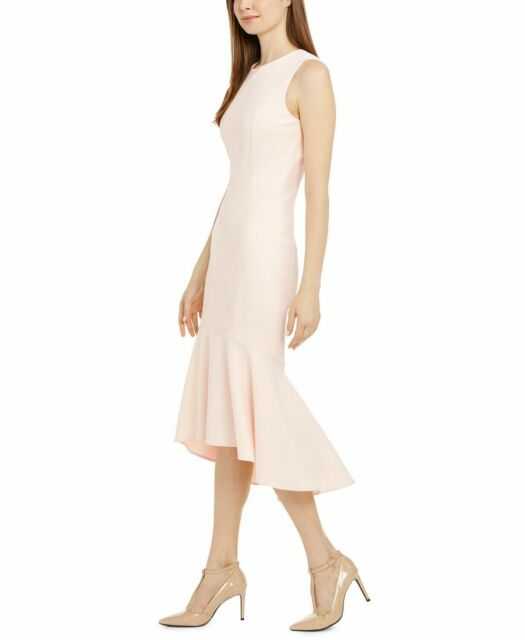 Calvin Klein Sheath Blossom Pink Solid Hi-low Midi Dress Size 8 Logo Zip for sale online | eBay Calvin Klein Sheath Blossom Pink Solid Hi-low Midi Dress Size 8 Logo Zip for sale online | eBay