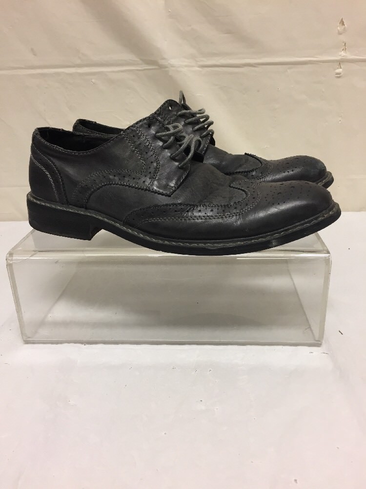 Original Penguin black leather men\'s dress shoes Wade Dress Shoes // Black (US: 11) - Original Penguin  main image 4