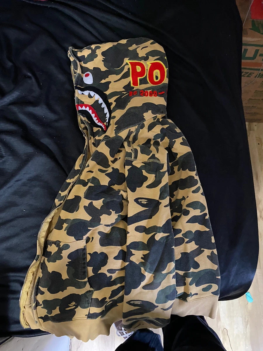 Ponr bape hoodie clearance camo