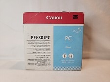 NEW GENUINE - CANON PFI-301PC PHOTO CYAN Ink Cartridge - imagePROGRAF - 2011