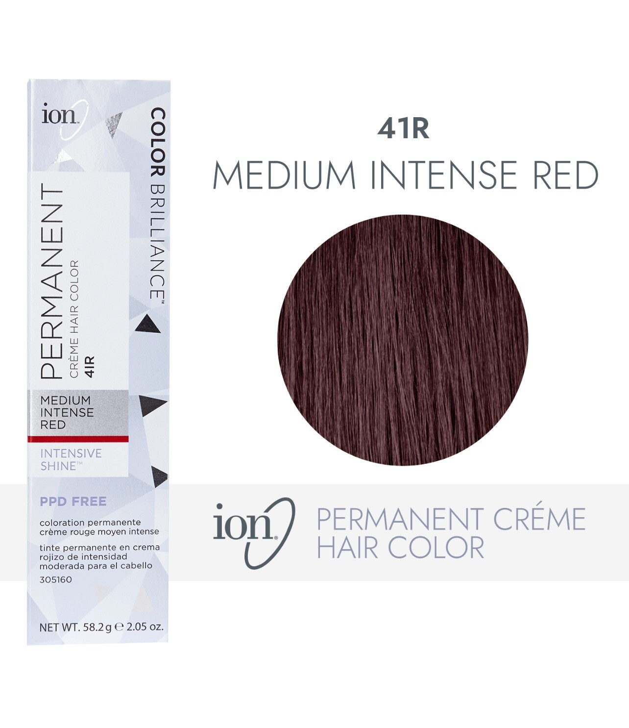 Ion Permanent Creme Hair Color, Vegan, Cruelty Free, Ppd Fre