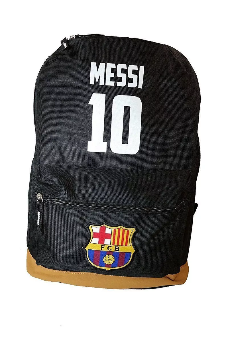 Certificado Posteridad piel fc barcelona messi brown backpack school mochila bookbag cinch fcb mochila  new | eBay