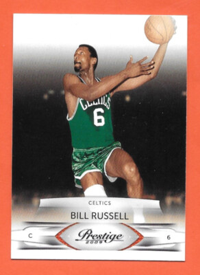 Bill Russell 2009-10 Prestige Boston Celtics Basketball Card #145