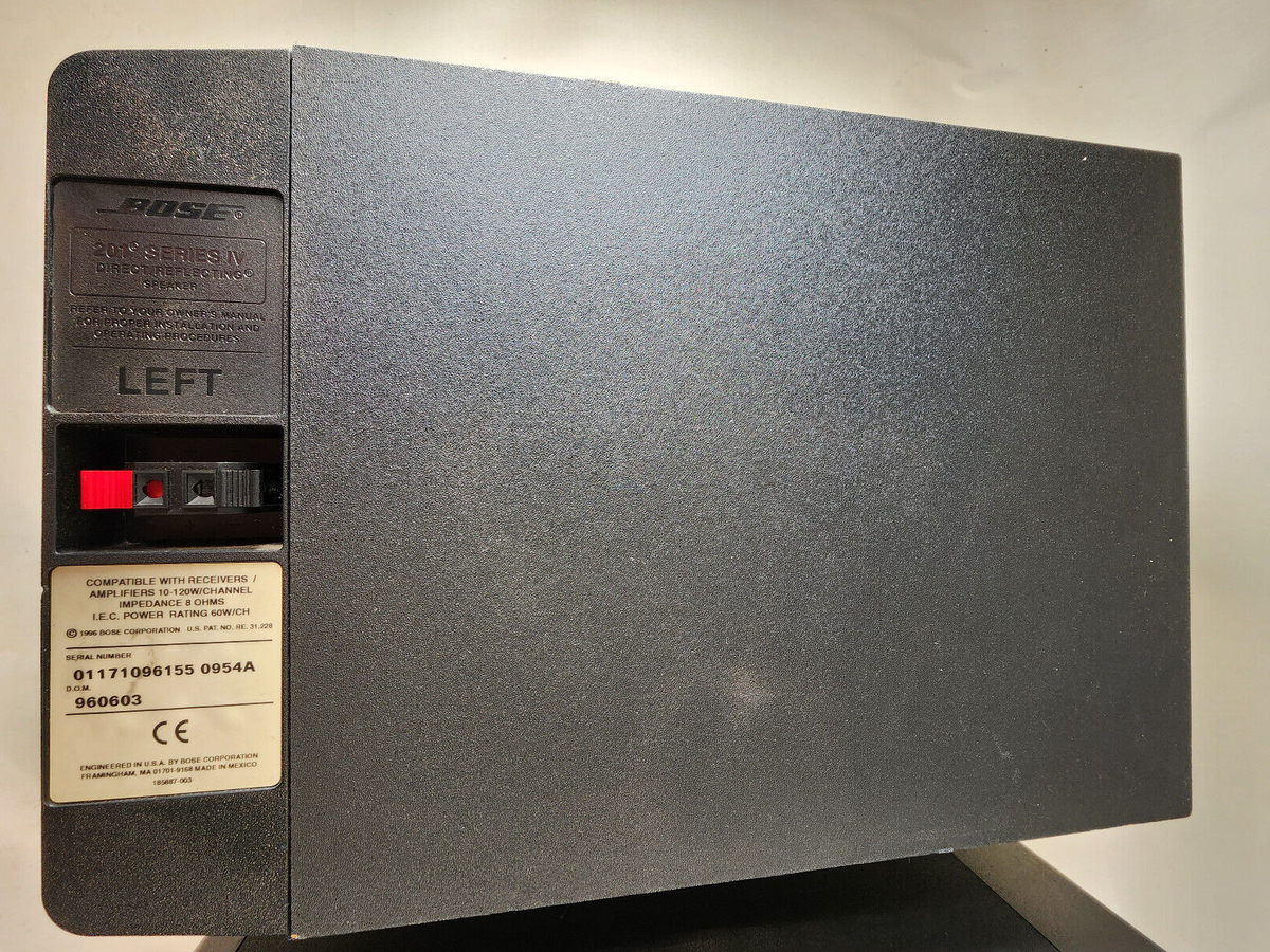 BOSE 201 Series Ⅳ ペア RIGHT LEFT Pair of Bose 201 Series IV Direct Reflecting Speakers Left