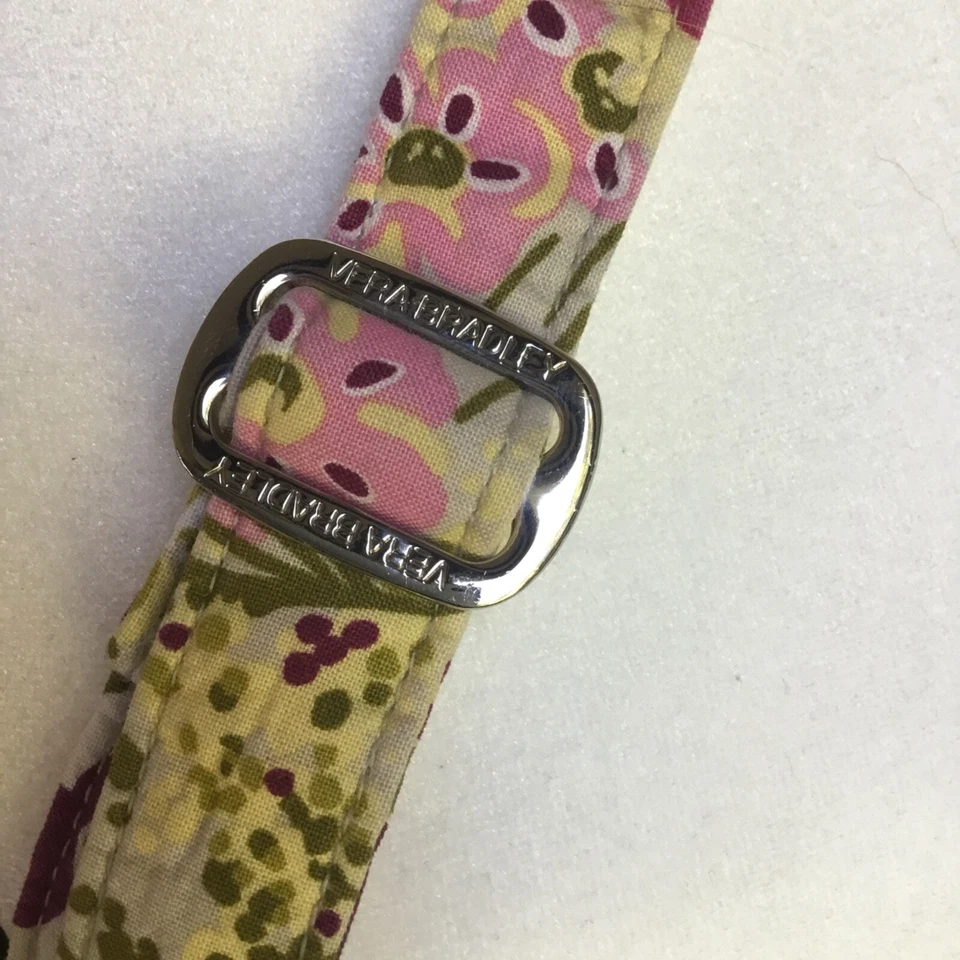 VERA BRADLEY Bandolera Acolchada Hojas Florales Bolso Mensajero Cartera Boho Chic Foto 4 de 4