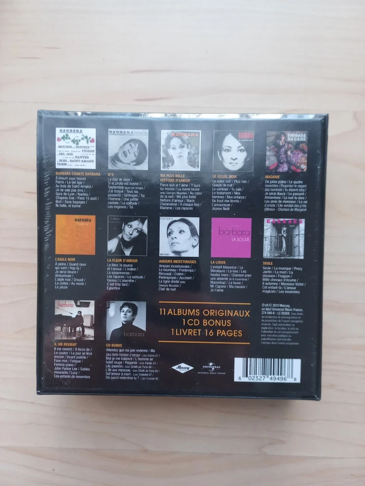 Bartbara L'Intégrale des albums studio 1964-1996 (12 CD Set) (OVP) - Bild 2 von 2