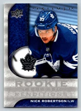 2020-21 Upper Deck Trilogy Rookie Renditions #RR2 Nick Robertson (ref 183770)