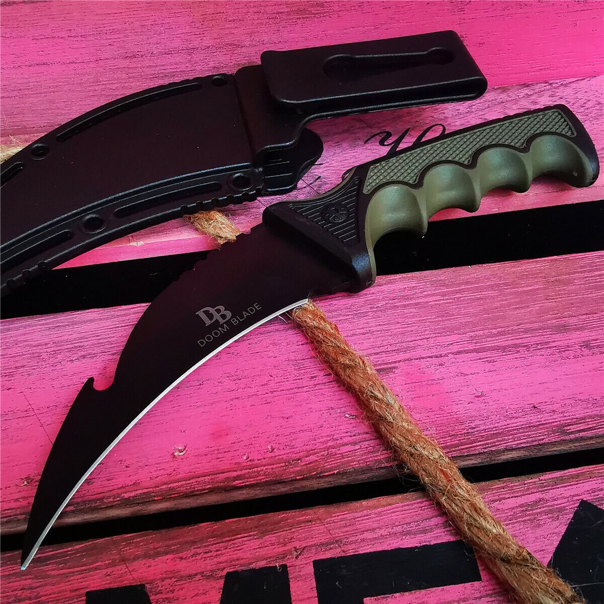 Best Selling Tactical Wilderness Adventure Survival Hunting Knife Outdoor Rescue