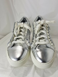 tory burch silver sneakers