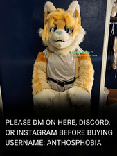 SATYR BUNDLE ONLY Fursuit Tan And Blue