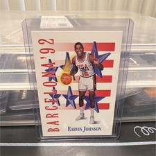 SkyBox 1992 USA Basketball Team Earvin 