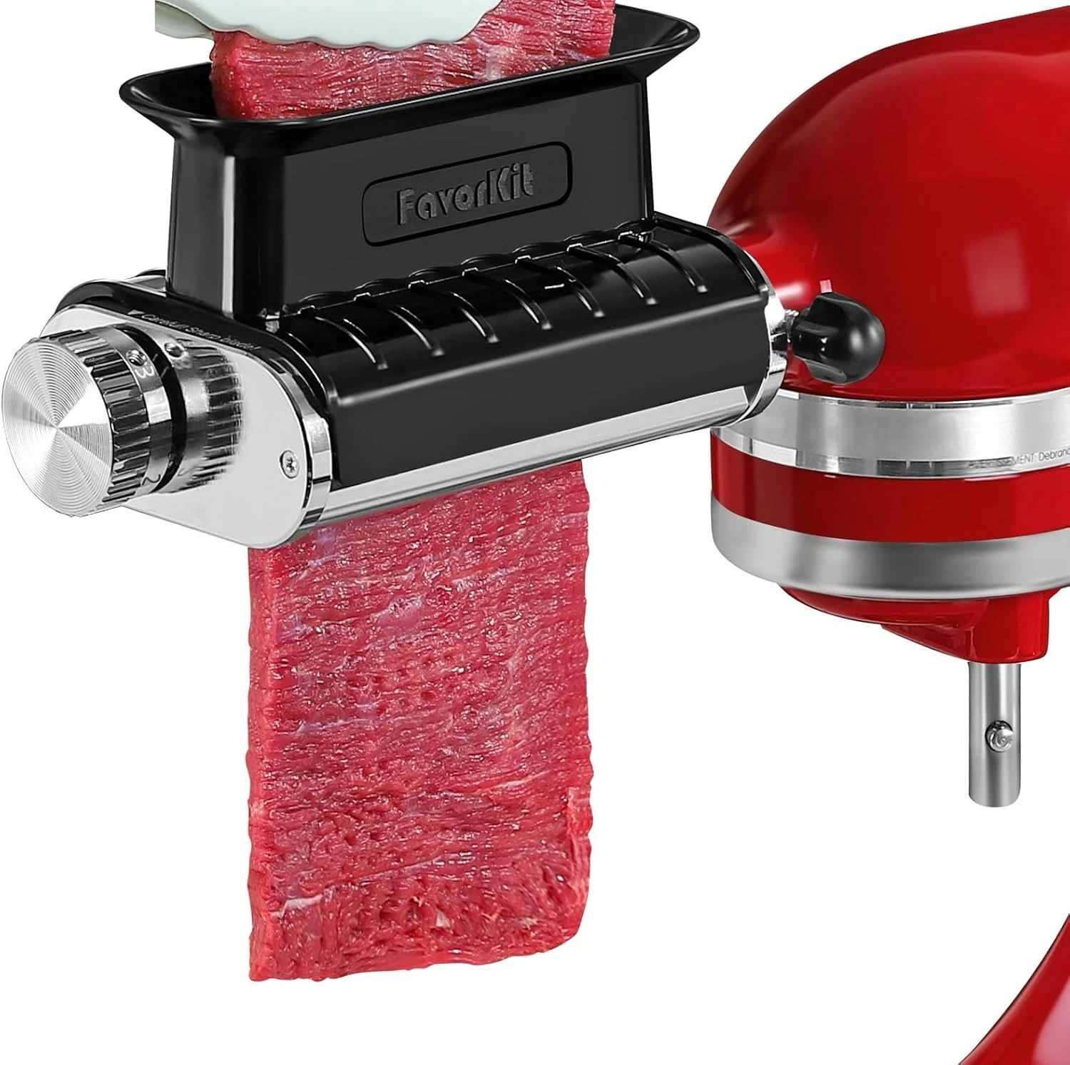 3 Thickness Adjustable Meat Tenderizer Attachment for Kitchenaid Mixers,Steak Cu