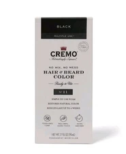 Cremo Hair & Beard Color Black No. 11 2.7oz 1 Pack New