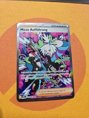 Pokemon Micas Aufführung 121/086 SIR Wachsendes Chaos Deutsch NM 