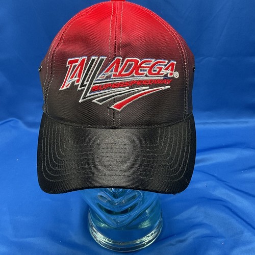 Talladega Superspeedway Ombre Red Black Baseball Cap ISC