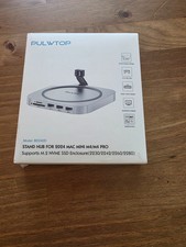 Mac Mini M4 Dock Stand with DP 4K 144Hz HDMI 4K 60Hz, Mac Mini M4 Pro Hub w...