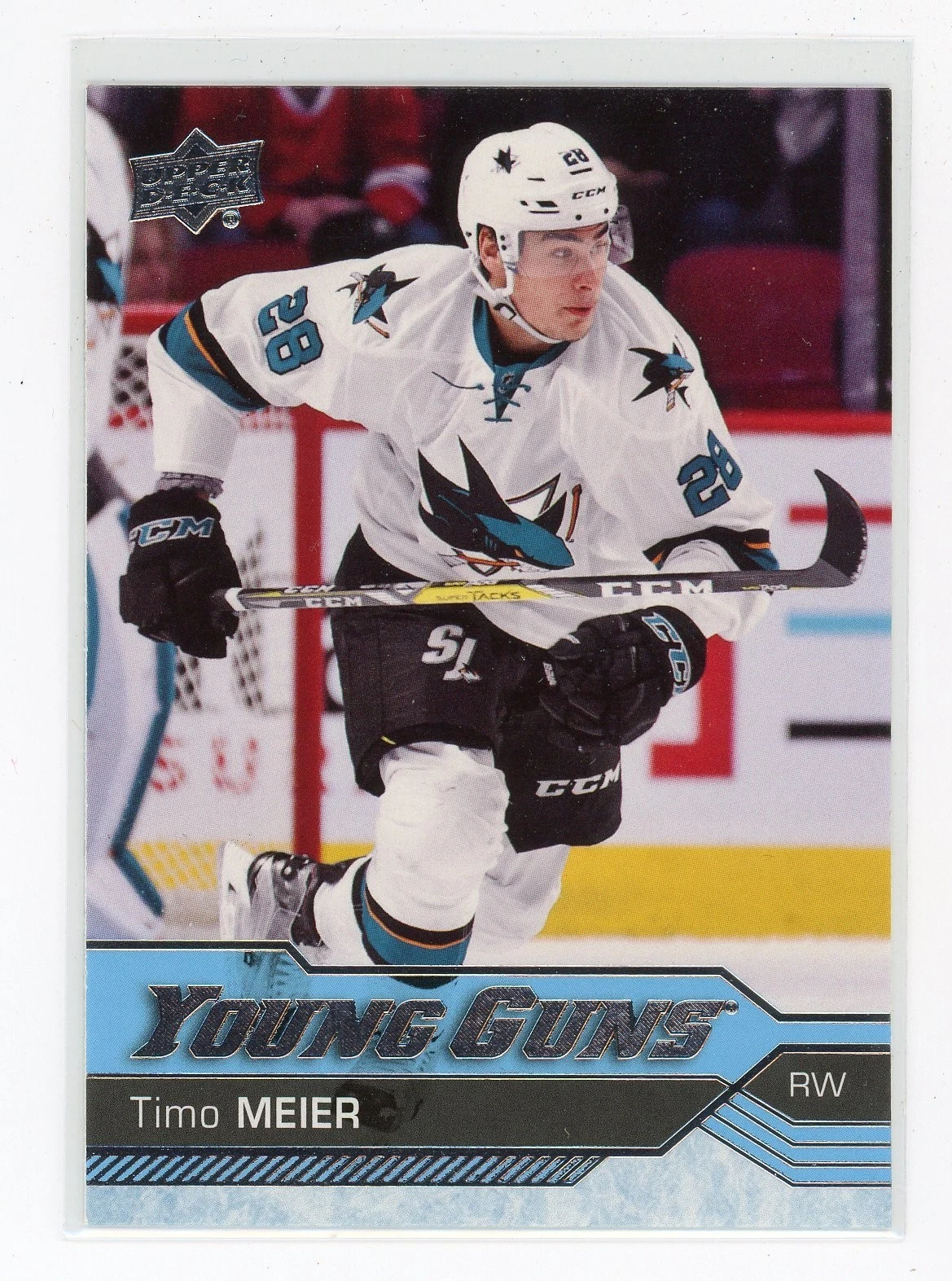 2016-17 Upper Deck Young Guns Timo Meier #479 Rookie RC