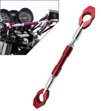 22mm/7/8"Motorcycle Handlebar Balance Cross Bar Strengthen Lever w/Wrench Red