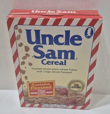 Vintage 1990s 2000s Uncle Sam Cereal Box Unopened Sealed Collectors Item