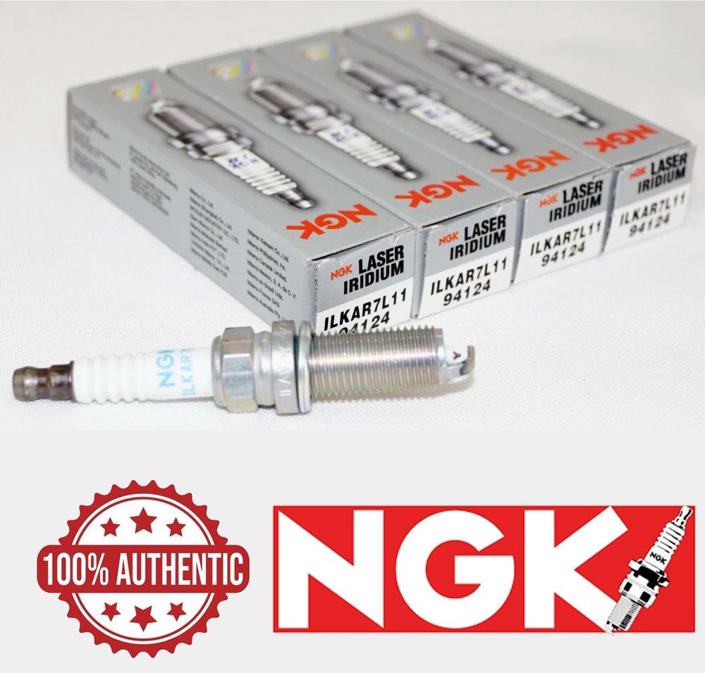 4PCS NGK 94124 Laser Iridium Spark Plugs ILKAR7L11 for Mazda 3 6 CX-3 CX-5 YARIS