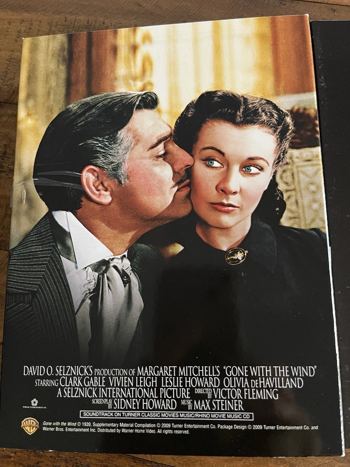 GONE WITH THE WIND-DVD BOX SET  as new CLARK GABLE- VIVIEN LEIGH- With Art Work - Image 4 of 4