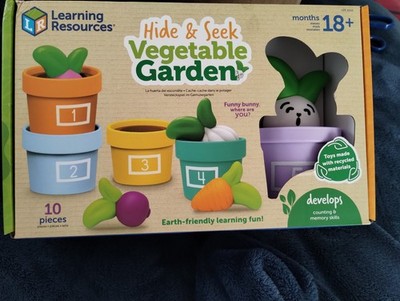 Learning Resources Hide & Seek Vegetable Garden ,10 Pieces, Ages 18 Months+,... 