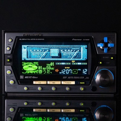 Carrozzeria FH-P88MD MD CD Player Radio Unit with Remote & Harness