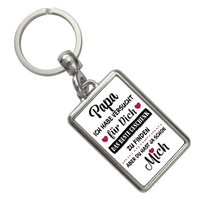 SPEECHEESE Papa - das beste Geschenk für dich bin ich Schlüsselanhänger