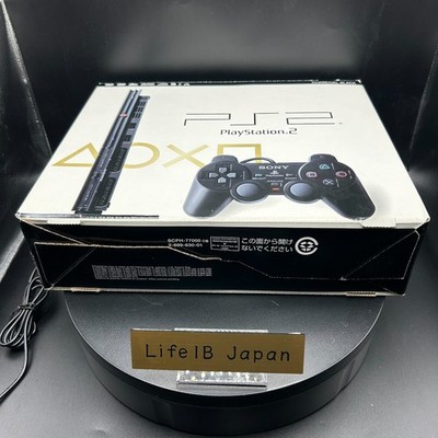 PlayStation2 本体SCPH-77000cw Sony PS2 PlayStation 2 SCPH-77000 CB Charcoal Black Complete Set