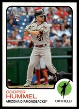 2022 Topps Heritage High Number Cooper Hummel Rookie Arizona Diamondbacks #504