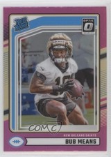 2024 Panini Donruss Rated Rookie Optic Preview Pink Prizm Bub Means #362 1o8k