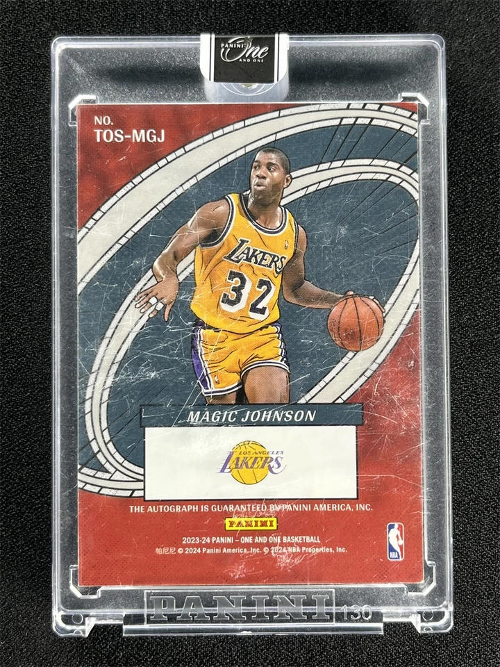 2023-24 Panini One And One Magic Johnson The Oneders Signatures Auto Lakers /25 - Image 2 of 3