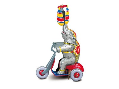 Wilesco - Elefant Mit Motorroller - WIL10257