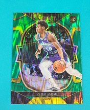 2022-23 Select Green Shock RC #96 Ochai Agbaji Basketball Card  Z1