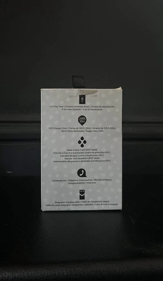 Novo em folha Jam Audio Chill Out HX-P202GY alto-falante Bluetooth sem fio cinza - Imagem 3 de 4