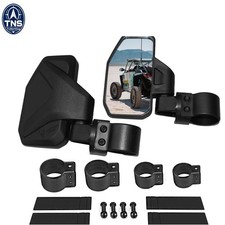 UTV Side Mirror Kit 2 Pack Fits 1.6-2 Inch Round Roll Cage ATV UTV Mirrors Ad...
