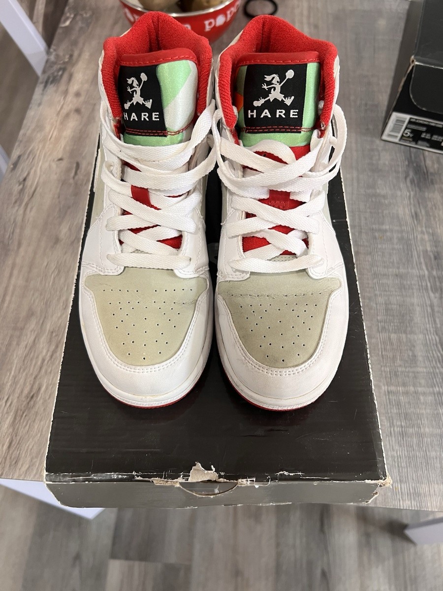 Size 5 (GS) - Jordan 1 Mid Hare Jordan for sale online | eBay