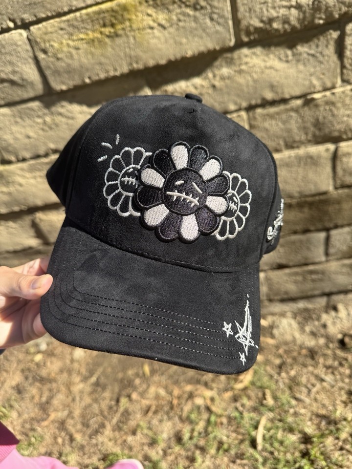 Dpandy Rude Dandy Hats x Rude Awakenings Cristo Black Embroidered Snapback Hat ...