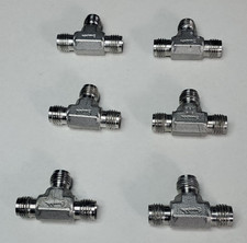 Swagelok SS-400-3 1/4 in Stainless Compression Tee Fitting Lot of 6 No Nuts